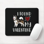 Ich fand meinen Valentinstag | Husky Lover Geschen Mousepad (Mit Mouse)