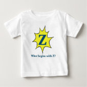 Ich fange mit Z an. Baby T-shirt (Vorderseite)