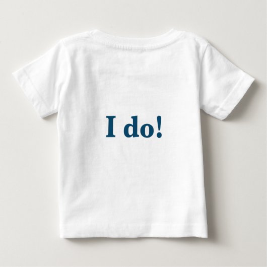 Ich fange mit Z an. Baby T-shirt (Rückseite)