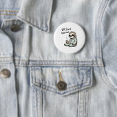 Ich fange morgen an Funny Sloth Animal Button (Beispiel)