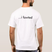 ich farted. T-Shirt (Rückseite)