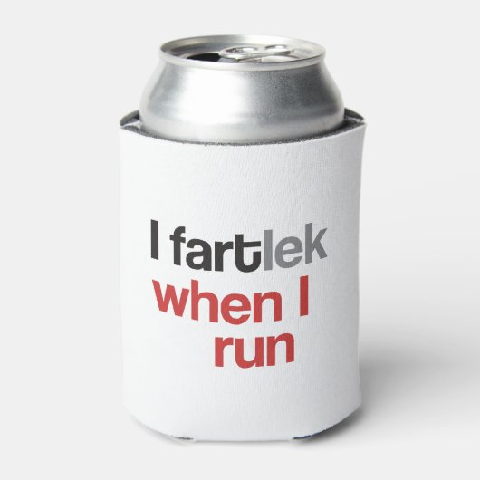 Ich FARTlek, wenn ich laufe © - Funny FARTlek Runn Dosenkühler (Kanne Vorderseite)