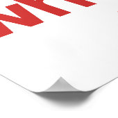 Ich FARTlek, wenn ich laufen © - Funny FARTlek Poster (Ecke)