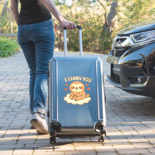 Ich Faul Dir - Süßes Kawaii Faultier Liebes Wortwi Aufkleber