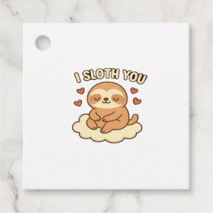 Ich Faul Dir - Süßes Kawaii Faultier Liebes Wortwi Geschenkanhänger