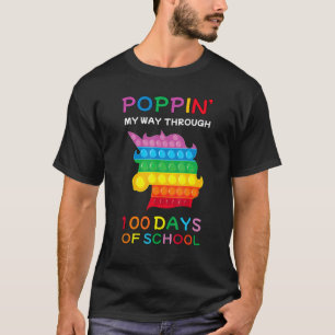 Ich feiere auf meine Weise 100 Tage 100. Schultag T-Shirt