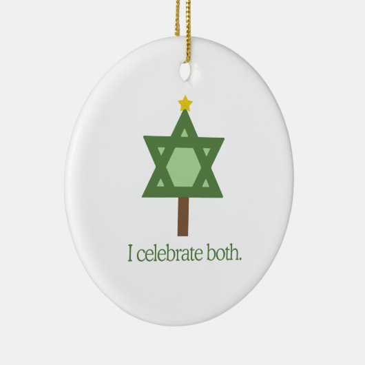 Ich feiere beide keramikornament (Rechts)