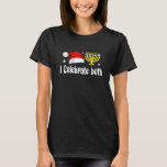 Ich feiere beide Weihnachten Hanukka Menorah Santa T-Shirt<br><div class="desc">Ich feiere das Shirt der Hanukka Menorah Weihnachtsmannmütze</div>