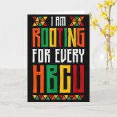 Ich Feiere Jede Historisch Schwarze Hochschule Karte (Gelbe Blume)