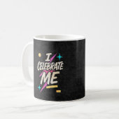 Ich feiere mich kaffeetasse (Vorderseite Links)