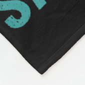 Ich feiere mit Sasquatch Bigfoot Camping Lustiges Fleecedecke (Ecke)