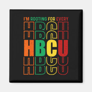 Ich fiebere mit jedem Hbcu Black History Month Gra Magnet