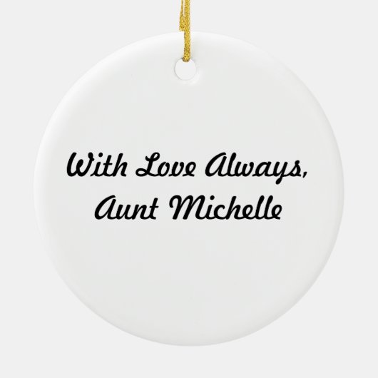 Ich fiel in etwas Geld Keramikornament (Hinten)