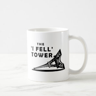 "Ich fiel" Turm Lustiger Becher Kaffeetasse