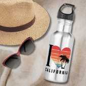 Ich finde California Retro Edelstahlflasche