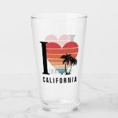 Ich finde California Retro Glas (Vorderseite)