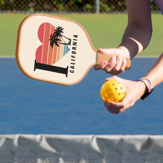 Ich finde California Retro Pickleball Schläger (InSitu)