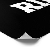 Ich finde dich ziemlich verblüffend Funny Frog Puf Poster (Ecke)