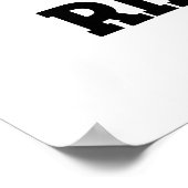 Ich finde dich ziemlich verblüffend Funny Frog Puf Poster (Ecke)