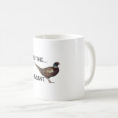 Ich finde diesen Fasan-Vogelpuffer Kaffeetasse (VorderseiteRechts)