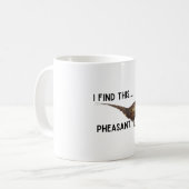 Ich finde diesen Fasan-Vogelpuffer Kaffeetasse (Vorderseite Links)