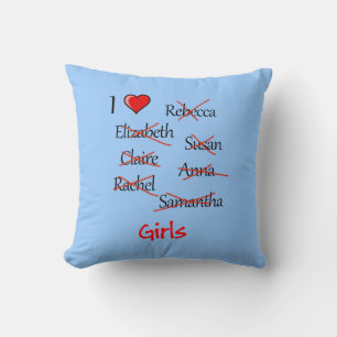 "Ich finde Girls" Kissen