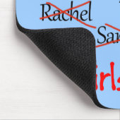 "Ich finde Girls" Mousepad (Ecke)