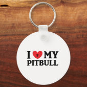 Ich finde mein Pitbull Schlüsselanhänger (Vorderseite)