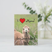Ich finde Mona toll! Postkarte (Stehend Vorderseite)