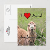 Ich finde Mona toll! Postkarte (Vorne/Hinten)