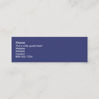 Ich finde Nerds Mini Visitenkarte