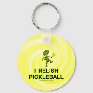 Ich finde Pickleball Shirts u. Geschenke Gefallen Schlüsselanhänger