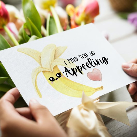 Ich finde Sie so appetitlich geklappte Grußkarte Karte