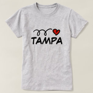 Ich finde Tampa-Brauch in Shirt mit niedlichem Her