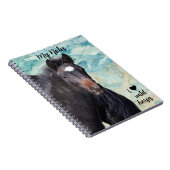 Ich finde Wild Pferde Notizblock (Rechte Seite)