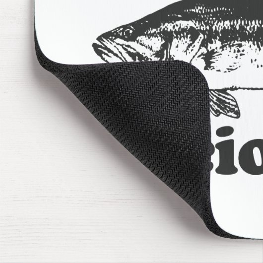Ich fing Sie ein köstlicher Baß Mousepad (Ecke)