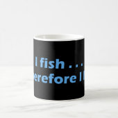 Ich fische daher ich lie kaffeetasse (Mittel)