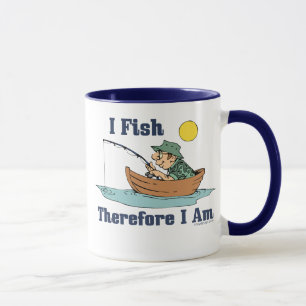 Ich fische, deshalb bin ich tasse