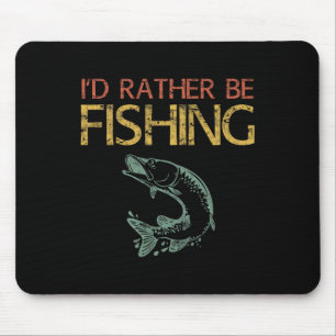 Ich fische eher Shirt 1 Mousepad