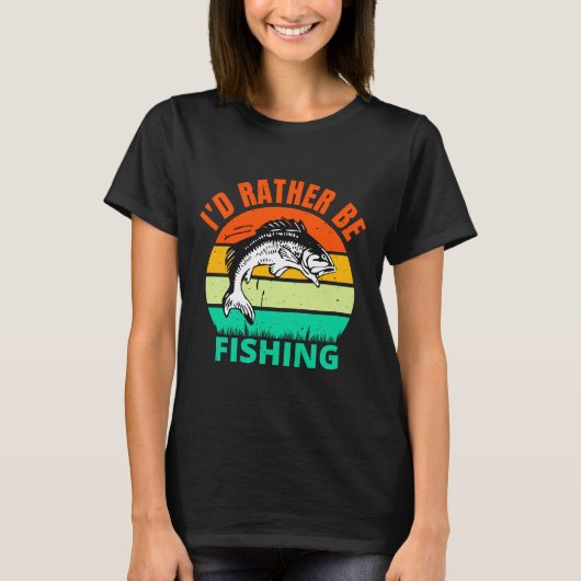 Ich fische eher T-Shirt (Vorderseite)