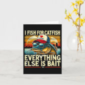 Ich fische für den Fisch alles andere ist durch de Karte (Gelbe Blume)