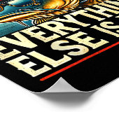 Ich fische für den Fisch alles andere ist durch de Poster (Ecke)