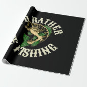Ich fische lieber Fisch Geschenkpapier (Ungerollt)