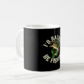 Ich fische lieber Fisch Kaffeetasse (Vorderseite Links)