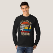 Ich fische lieber - Outdoor Fish Sunset Men Wom T-Shirt (Vorne ganz)