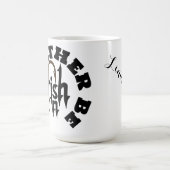 Ich fische lieber peralisierten Namen, FARBE Kaffeetasse (Mittel)