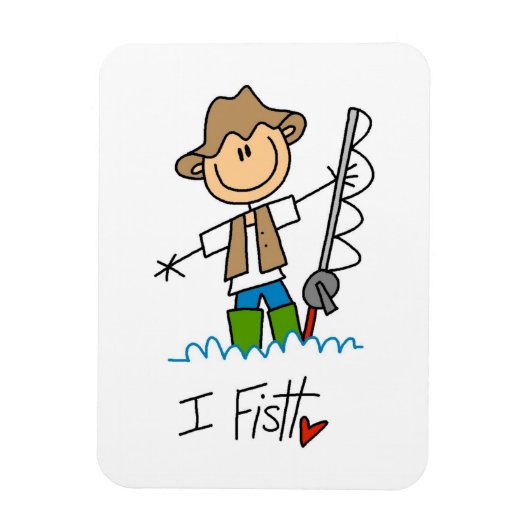 Ich fische magnet (Vertikal)