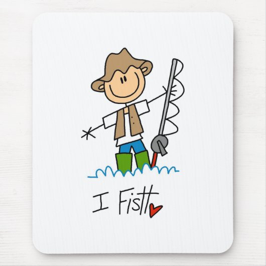 Ich fische mousepad (Vorne)