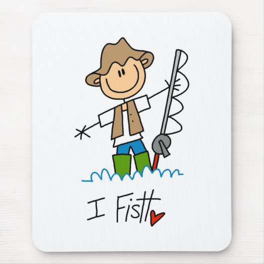 Ich fische mousepad (Vorne)