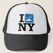 Ich fische New York - NY Truckerkappe (Vorderseite)